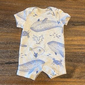 Carter’s Newborn Whale Shortie Romper